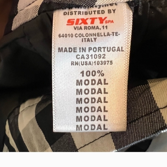 Vintage Y2k Miss Sixty Black and White Checkered Skort Size 27 - Picture 6 of 10